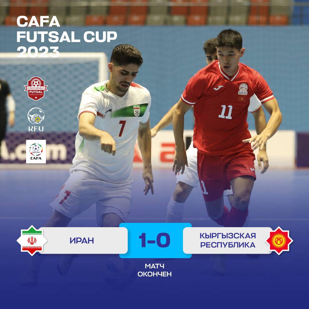 CAFA Futsal Cup. Сборная Кыргызстана уступила команде Ирана