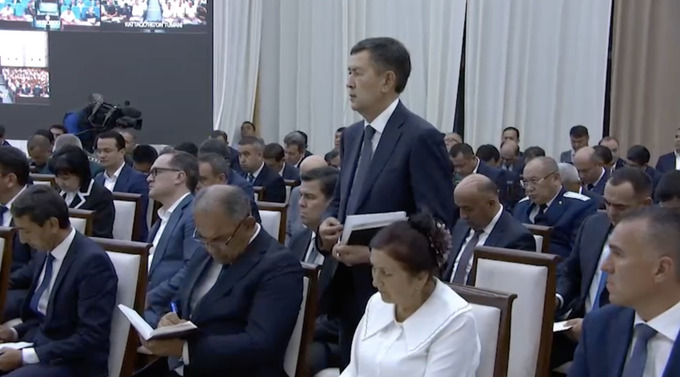 Эркинжон Турдимов. Кадр видео.