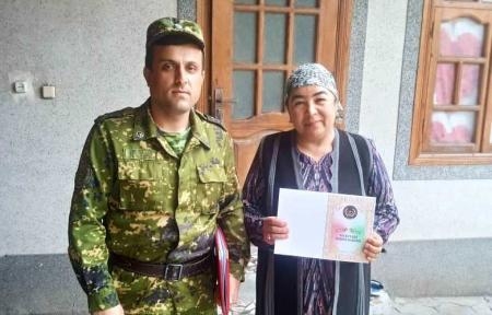 КЧС: родителям отличившихся солдат-срочников вручены благодарственные письма