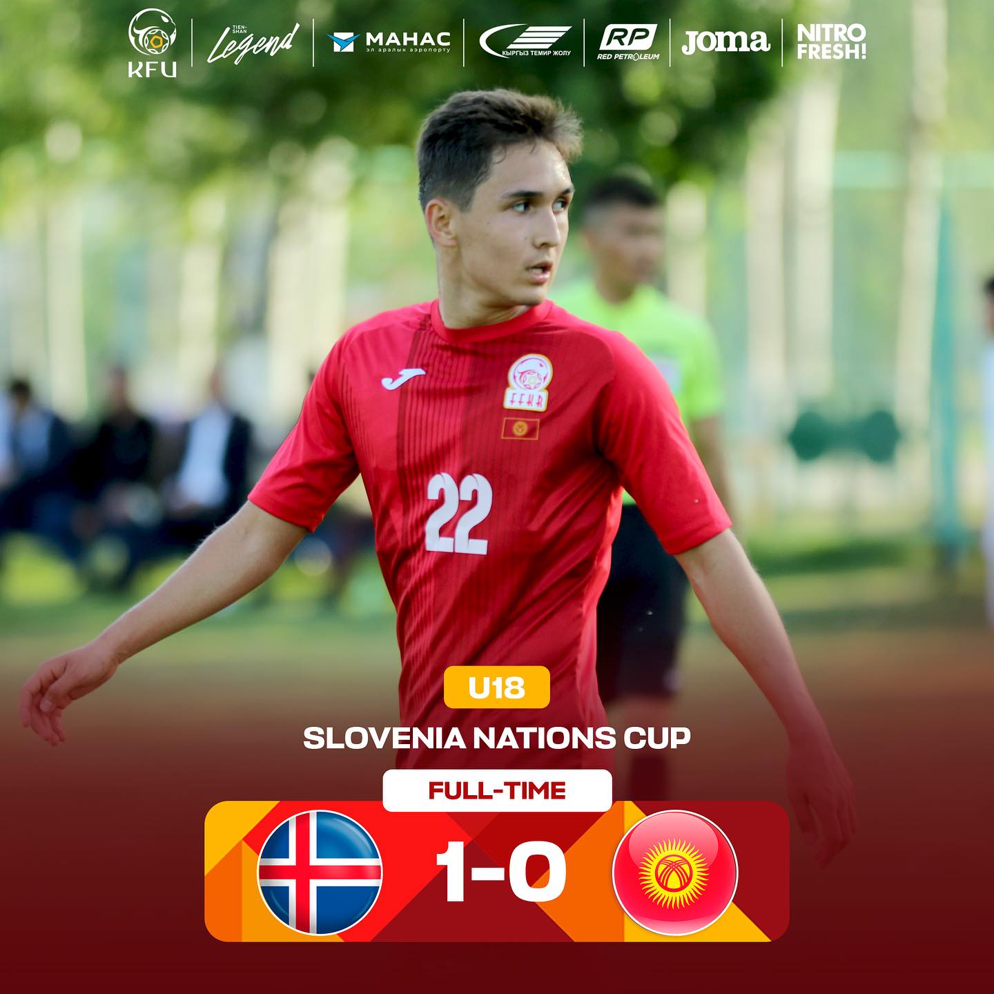 Slovenia Nations Cup. Футболисты Кыргызстана (U-18) уступили команде Исландии