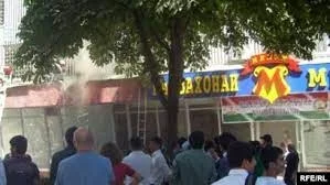 В Душанбе в кафе «Мерве» на проспекте Рудаки произошел взрыв