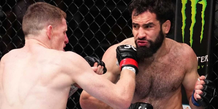 Мухаммад Наимов победил британца Натаниэля Вуда на UFC 294