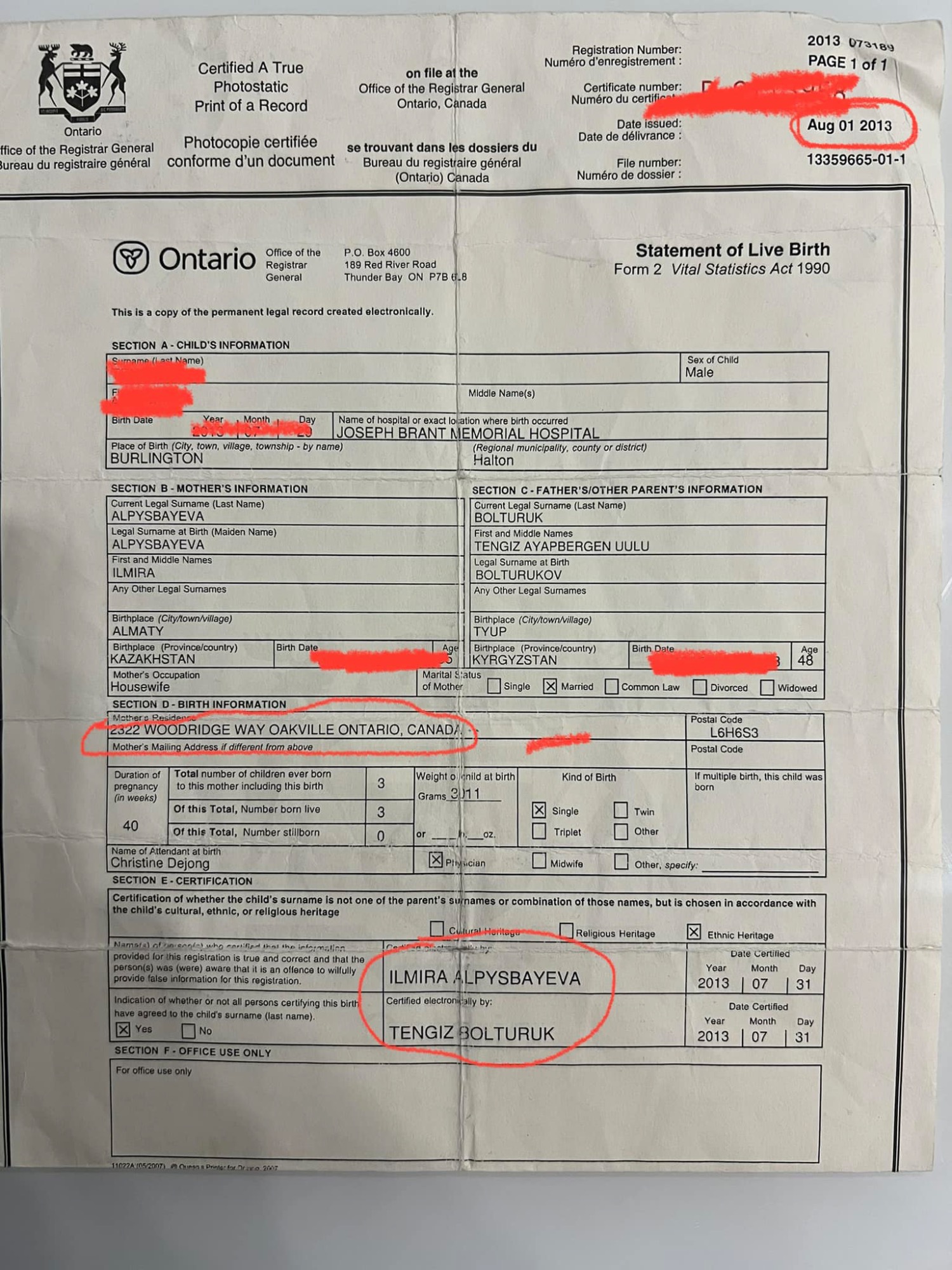 Дело «Кумтора». Жена Тенгиза Болтурука рассказала о доме в Канаде за $725 тысяч