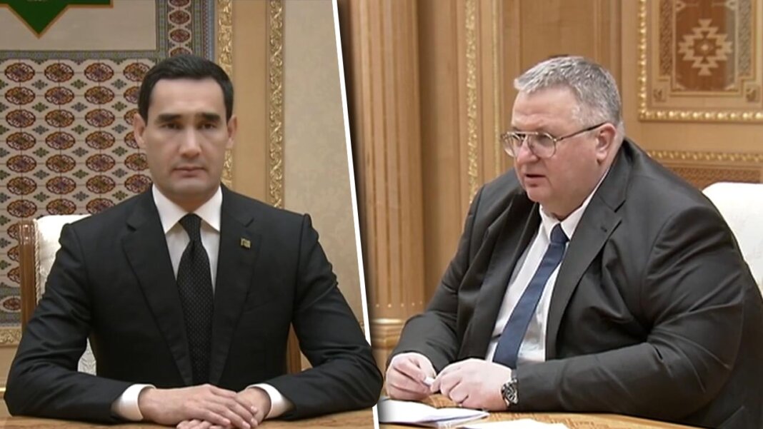 2023_10_09_russia_overchuk_01 Зампред правительства России встретился с президентом и главой МИД Туркменистана