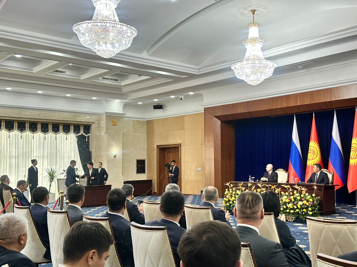По итогам переговоров глав Кыргызстана и России в Бишкеке подписан ряд двусторонних документов
