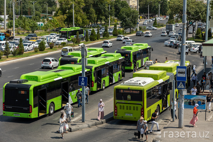 Пополнение автопарка и &laquo;выделенки&raquo; ускорили поездки на автобусах в Ташкенте &mdash; инфографика