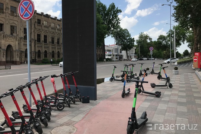 Власти планируют упорядочить движение электросамокатов в Узбекистане. Главное