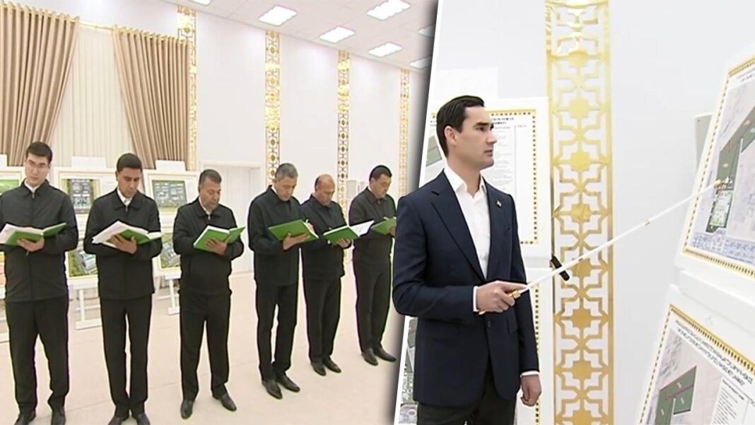 2023_11_16_agriculture_institute_01 С.Бердымухамедов ознакомился с проектами сельхоз институтов, которые построят в Аркадаге