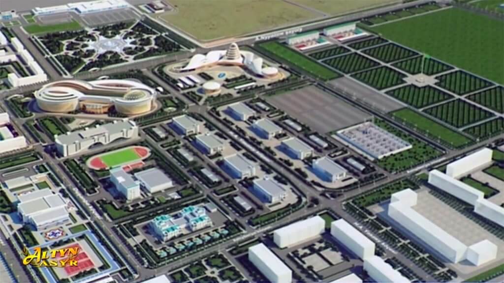 Центробанк Туркменистана объявил тендер на строительство торгово-развлекательного и бизнес-центра