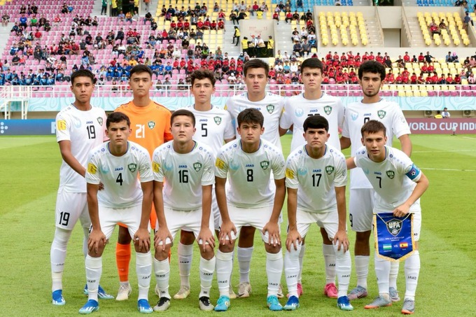 Чемпионат мира по футболу U-17: Узбекистан сыграет с Англией в 1/8 финала