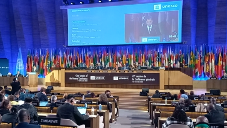 Туркменская делегация принимает участие в работе форума ЮНЕСКО в Париже