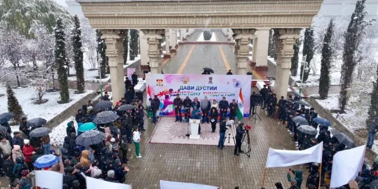 В Душанбе состоялся турнир «Бег дружбы» Таджикистана и Индии