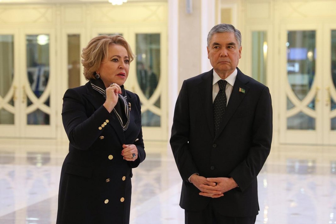 2022_11_01_russia_matvienko_03 Гурбангулы Бердымухамедов обсудил с Валентиной Матвиенко выборы президента России