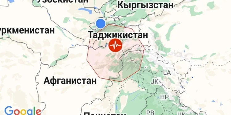 Землетрясение магнитудой 6,4 зафиксировано в Афганистане