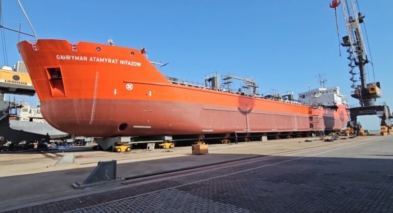 2023_08_01_balkan_ship Туркменистан присоединился к БуТуркменистан присоединился к Бункерной конвенции, определяющей ответственность за загрязнение топливомнкерной конвенции, определяющей ответственность за загрязнение топливом