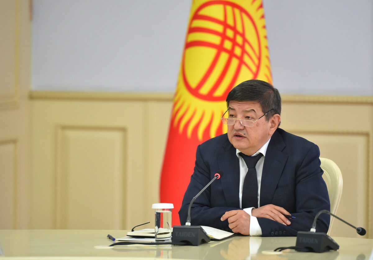 Глава кабмина Кыргызстана с рабочим визитом посетит Китай