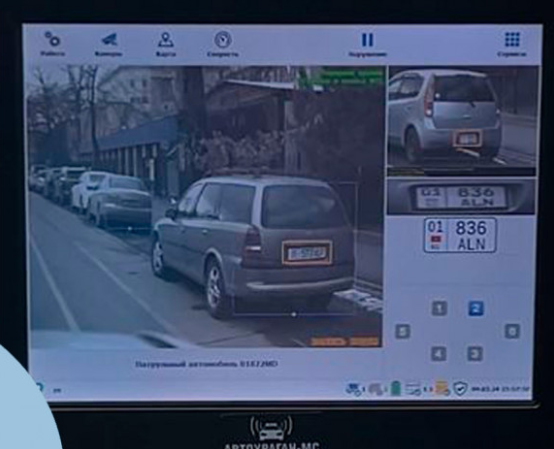 В Бишкеке машины патрульных будут фиксировать нарушителей правил парковки — видео