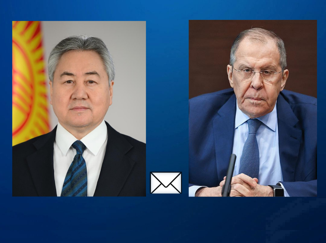 Жээнбек Кулубаев выразил соболезнования Сергею Лаврову в связи с терактом в «Крокус Сити Холле»