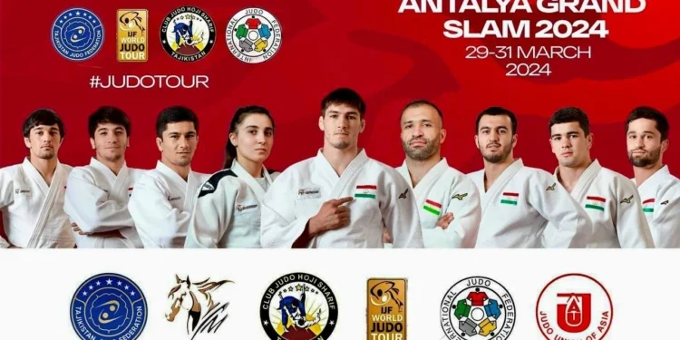 Таджикистан на турнире «ANTALYA GRAND SLAM-2024» по дзюдо представят 11 спортсменов