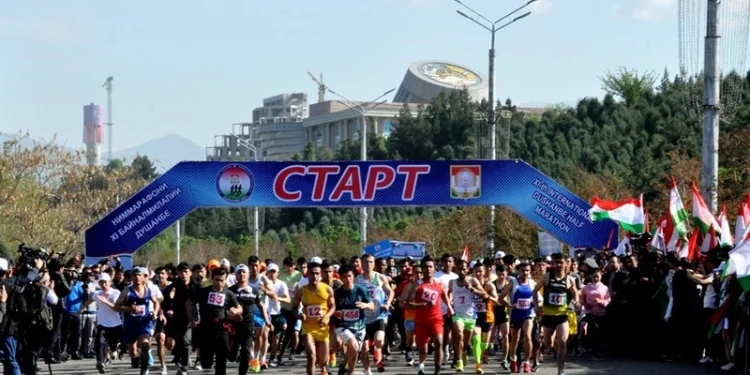 20 апреля состоится XIV международный полумарафон Душанбе