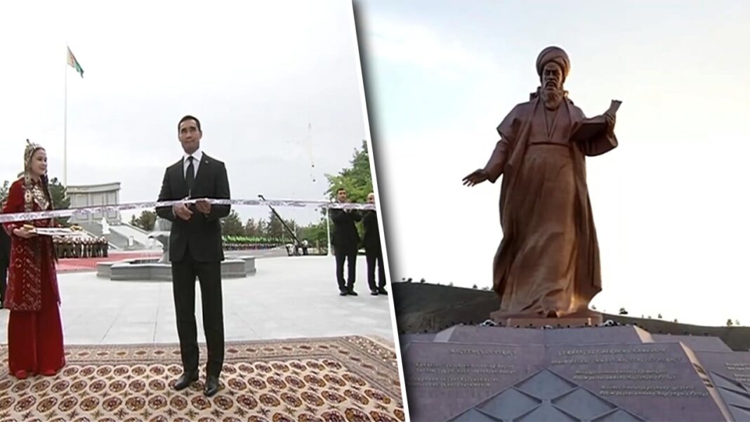 2024_05_17_mahtumkuli_monument_opening_01 С.Бердымухамедов открыл монумент Махтумкули Фраги