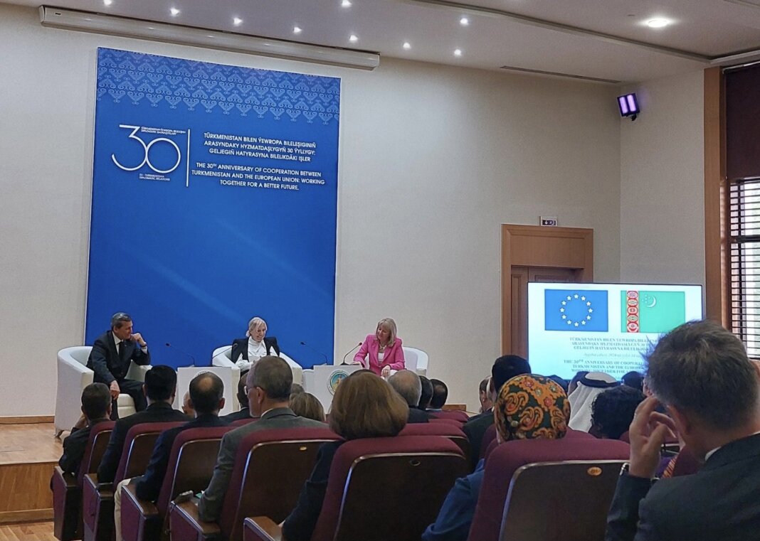 2024_05_14_eu_terhi_hakala_02 При участии дипломатов ЕС в Ашхабаде отметили 30-летие сотрудничества Туркменистана с Европой