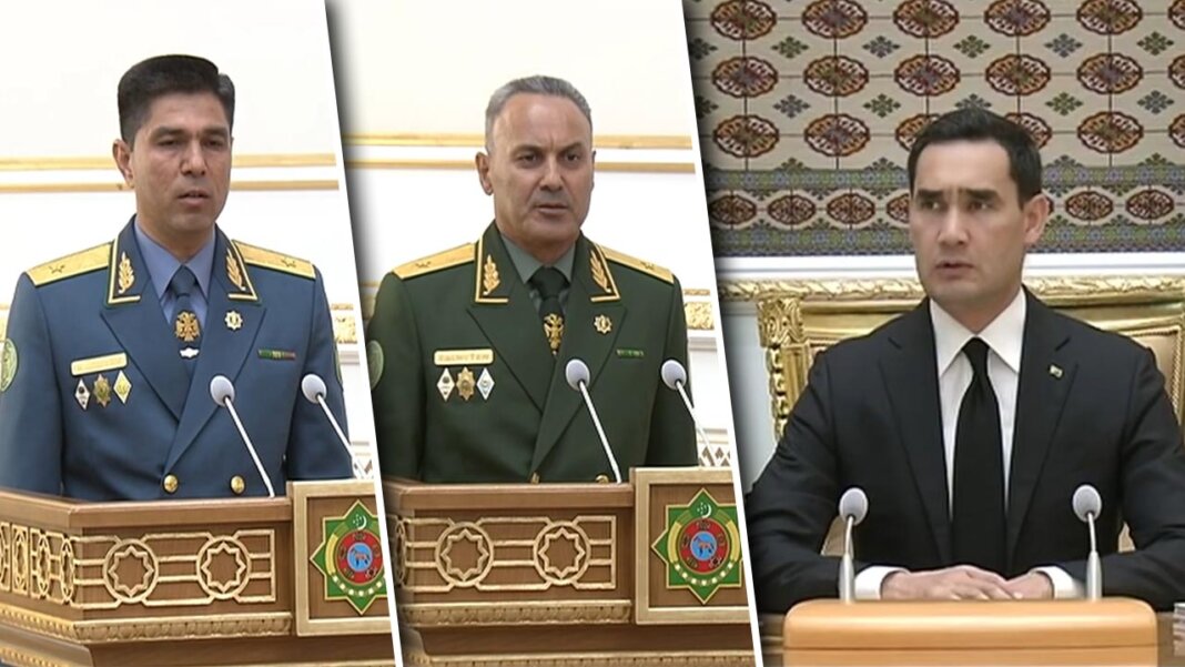 Президент Туркменистана объявил выговор главе МВД и строгий выговор начальнику пограничной службы