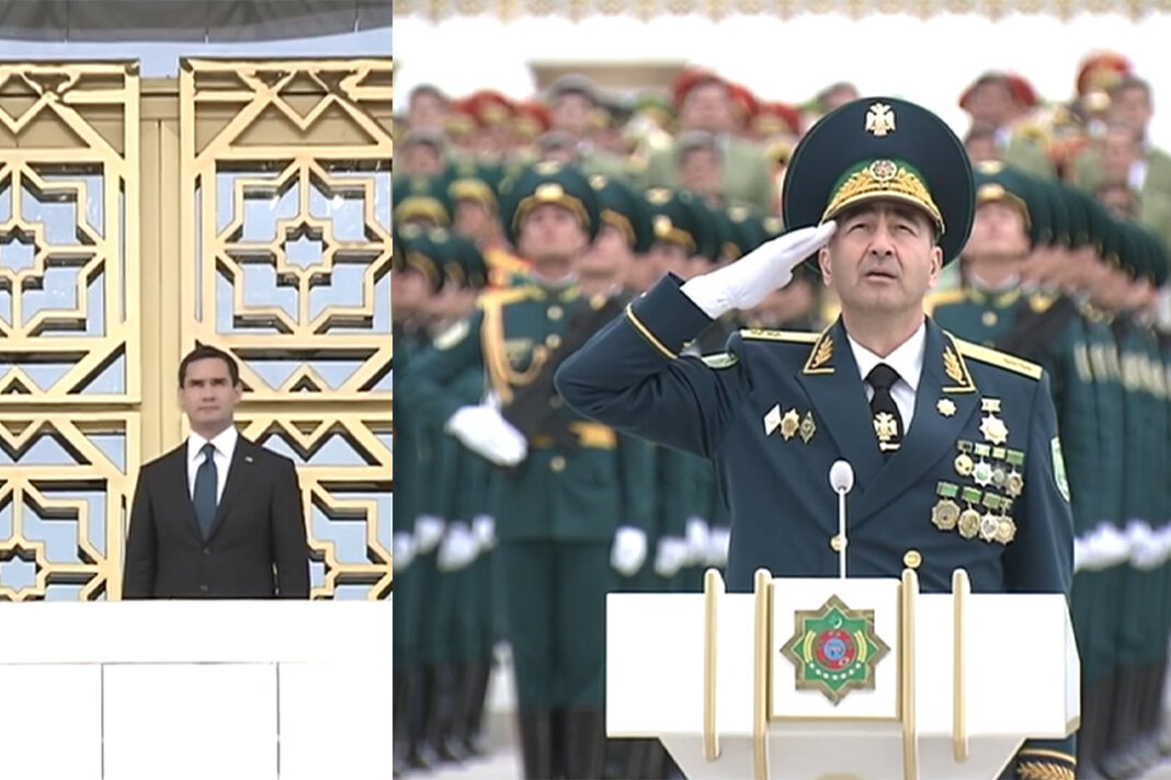 2024_09_27_independence_military_parade_03 На параде в честь Дня независимости С.Бердымухамедову подарили коня