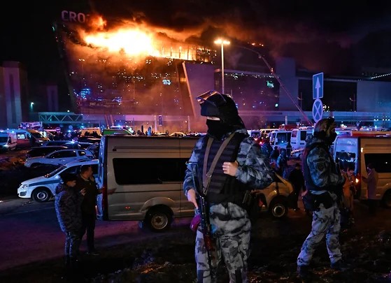 Фото «Коммерсанта». 22 марта в подмосковном «Крокус Сити Холле» произошел теракт