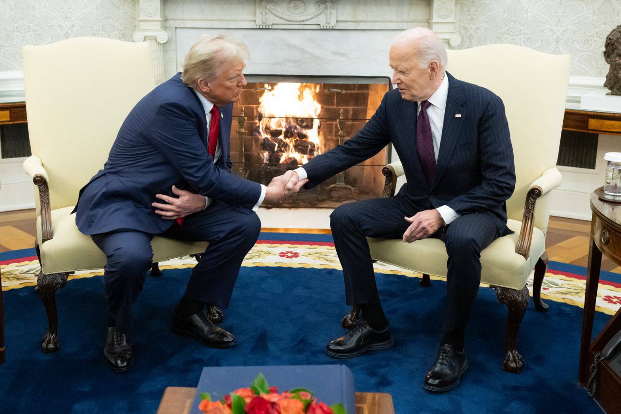 Дональд Трамп и Джо Байден встретились в Белом доме: о чем говорили
