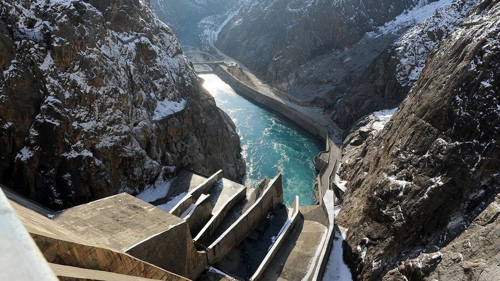 Объем воды в Токтогульском водохранилище опустился до 12,3 млрд кубов