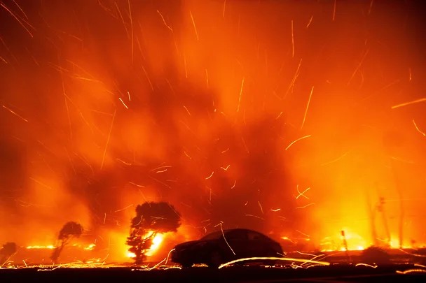 Фото Reuters. В Лос-Анджелесе начался новый лесной пожар: тысячи людей эвакуируют