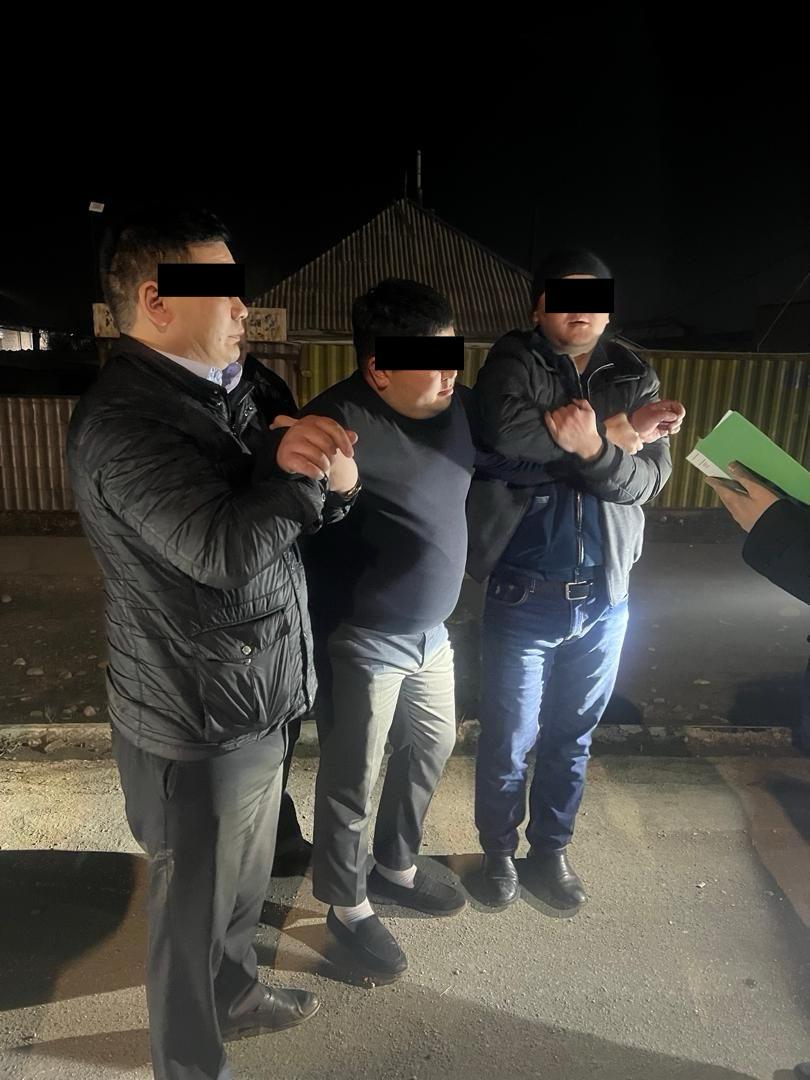 В Таласе при получении взятки задержан глава отдела ГНС