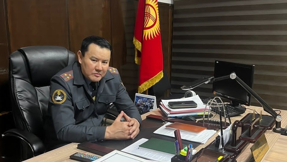 Талант Аттокуров назначен начальником УВД Октябрьского района Бишкека