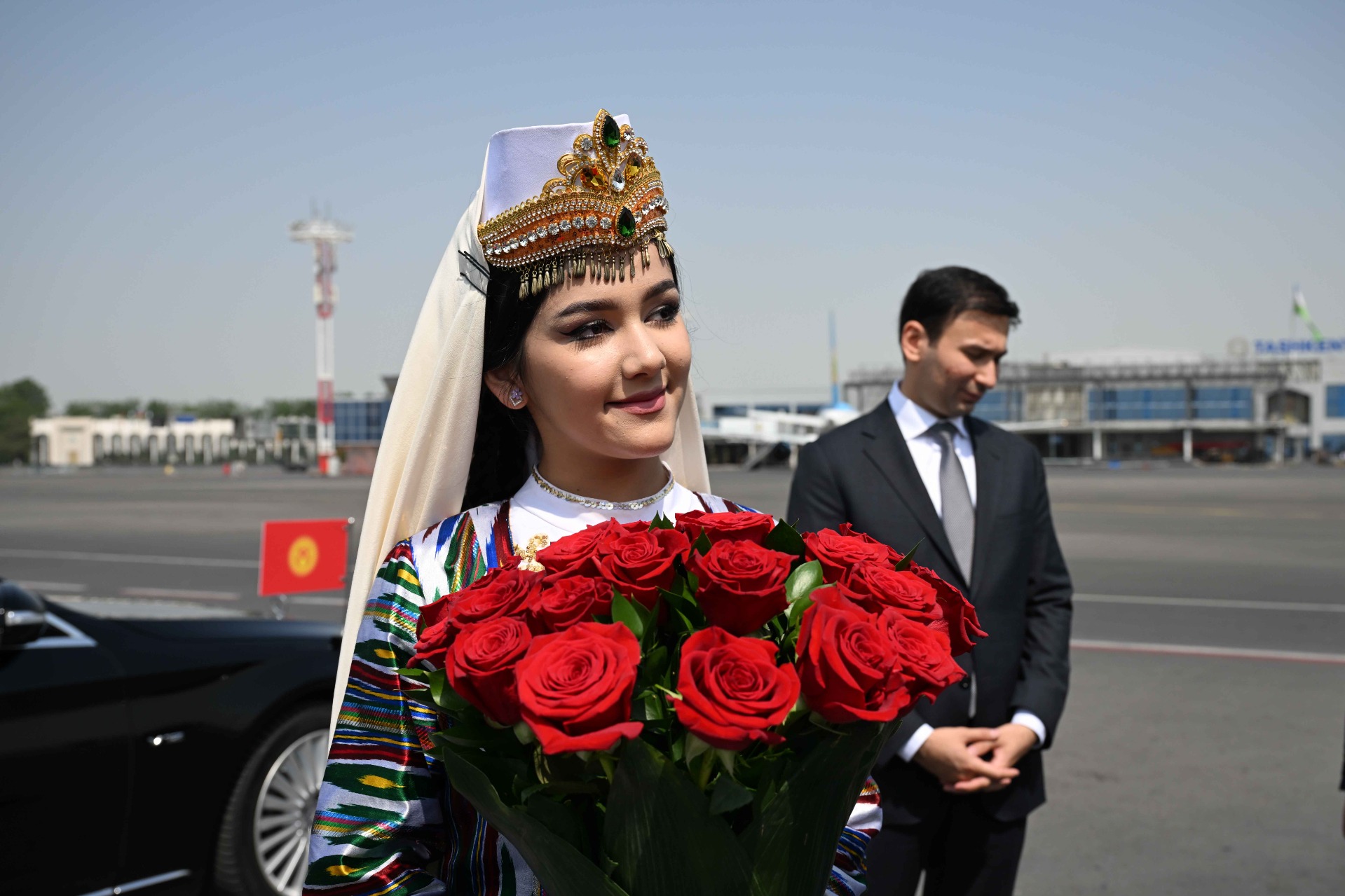 Фото пресс-службы кабмина. Адылбек Касымалиев в Узбекистане