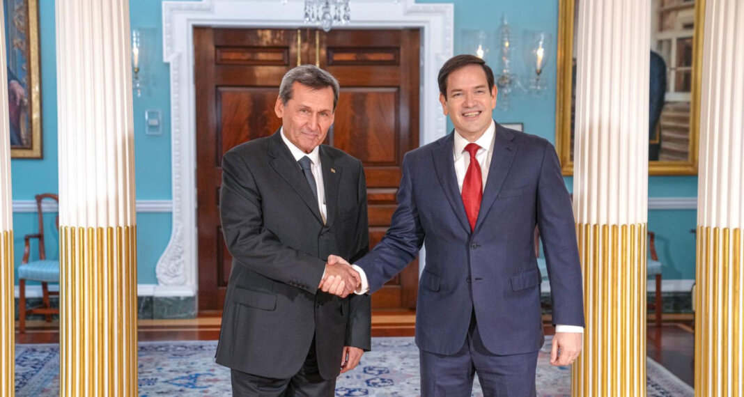 2025_08_20_meredov_rubio Р.Мередов встретился с госсекретарем США и провел двусторонние консультации