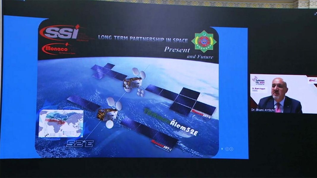 2021_11_11_turkmentel_conference_satellite_01 SpaceX запустит второй туркменский спутник связи до 2029 года