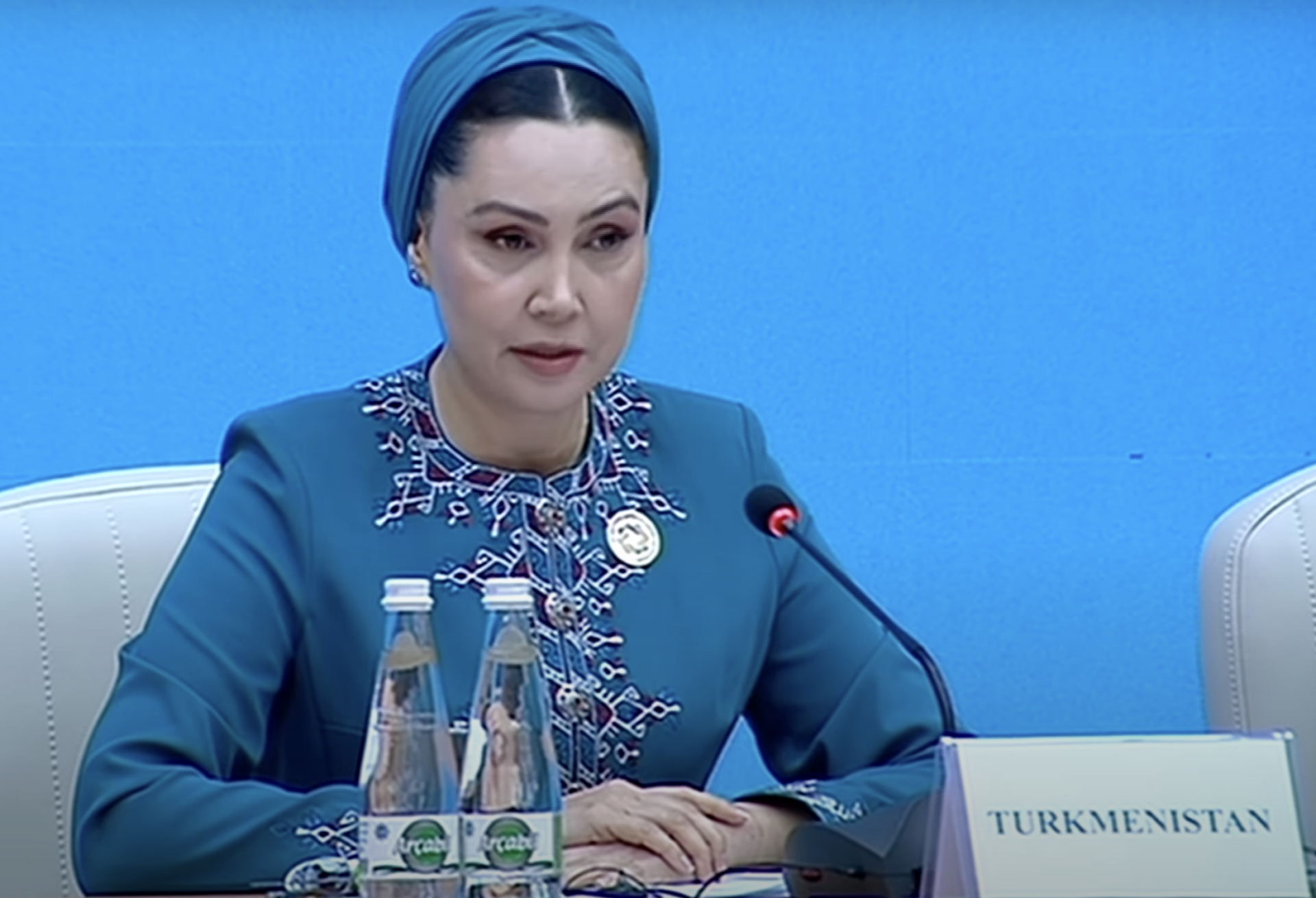 2025_08_07_atabaeva_awaza Дочь Г.Бердымухамедова, вице-президент его Фонда Огулджахан Атабаева совершила рабочую поездку в Катар
