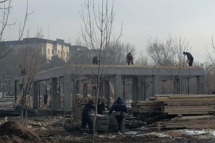 Что строят в парке имени Ататюрка? Мэрия Бишкека рассказала подробности