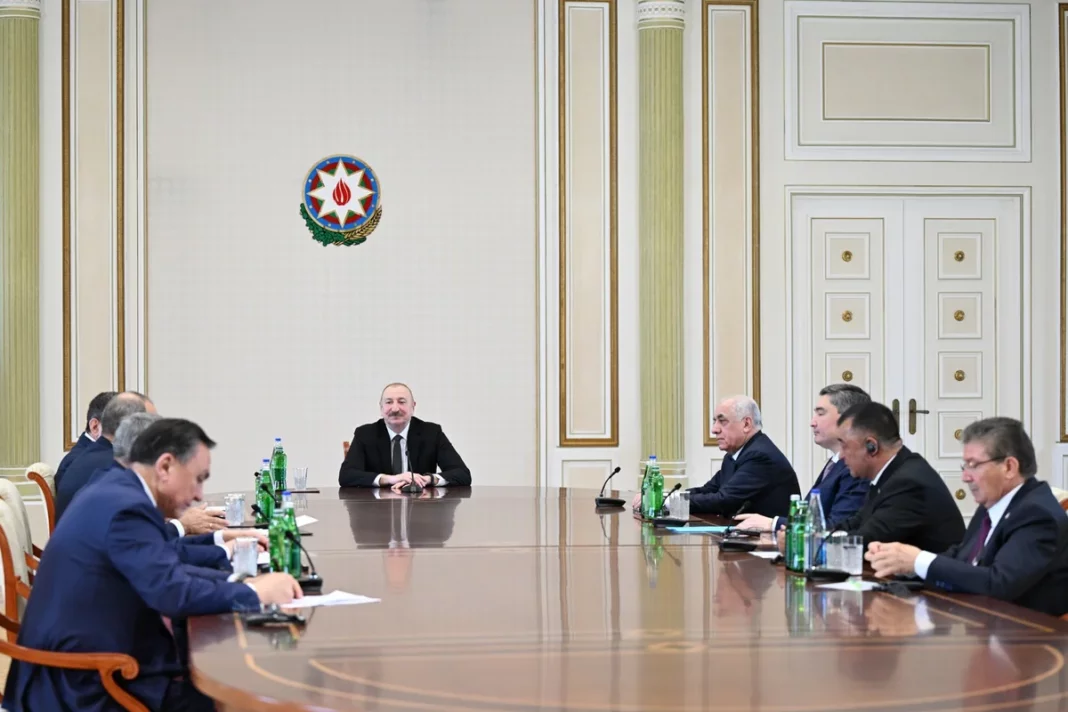 2026_04_02_aliev_az_otg Ильхам Алиев: «ОТГ должна войти в число ведущих международных организаций» - Хроника Туркменистана