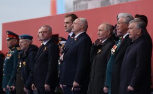 Kazakh and Uzbek Leaders Attend Muted Victory Day Parade in Moscow